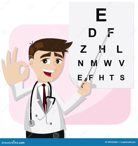 Eye Test Cartoon royalty.